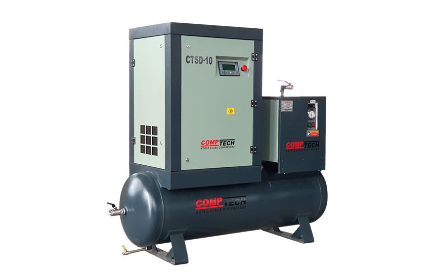 7.5 HP Single Stage Screw Air Compressor CTSD-7.5 / TAS