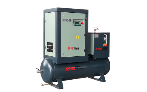 10 HP Single Stage Screw Air Compressor CTSD-10 / TAS