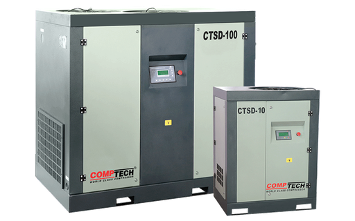 100 HP Single Stage Screw Air Compressor CTSD-100
